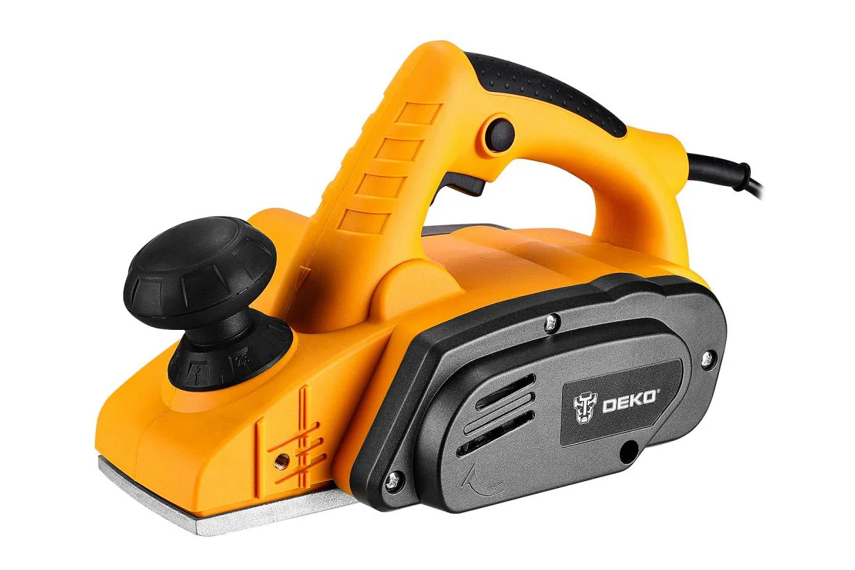 Рубанок DEKO DKEP1100W SET1, 1100Вт, 82 мм