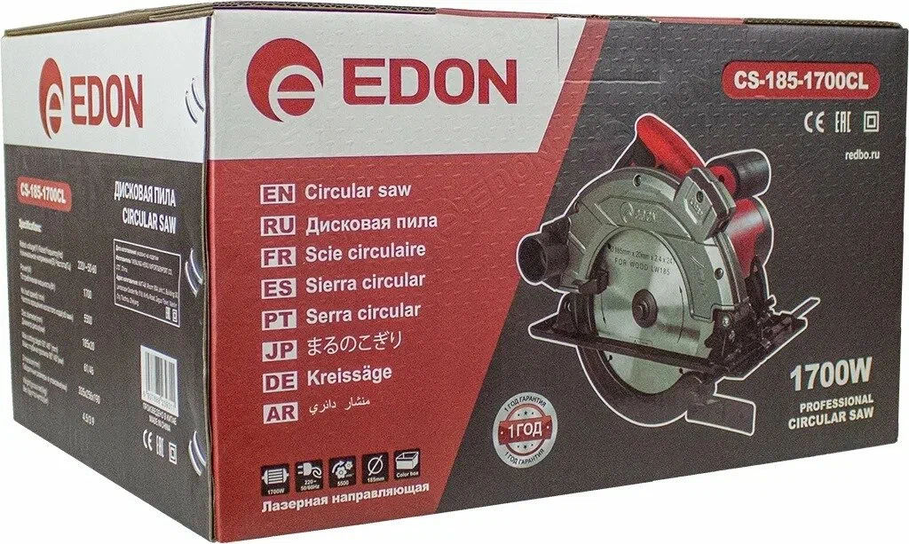EDON CS-185-1700CL Электрическая пила дисковая