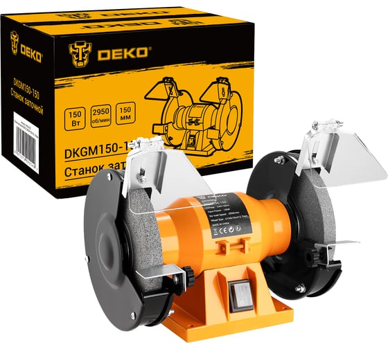 Станок заточной DEKO DKGM150-150, 150мм