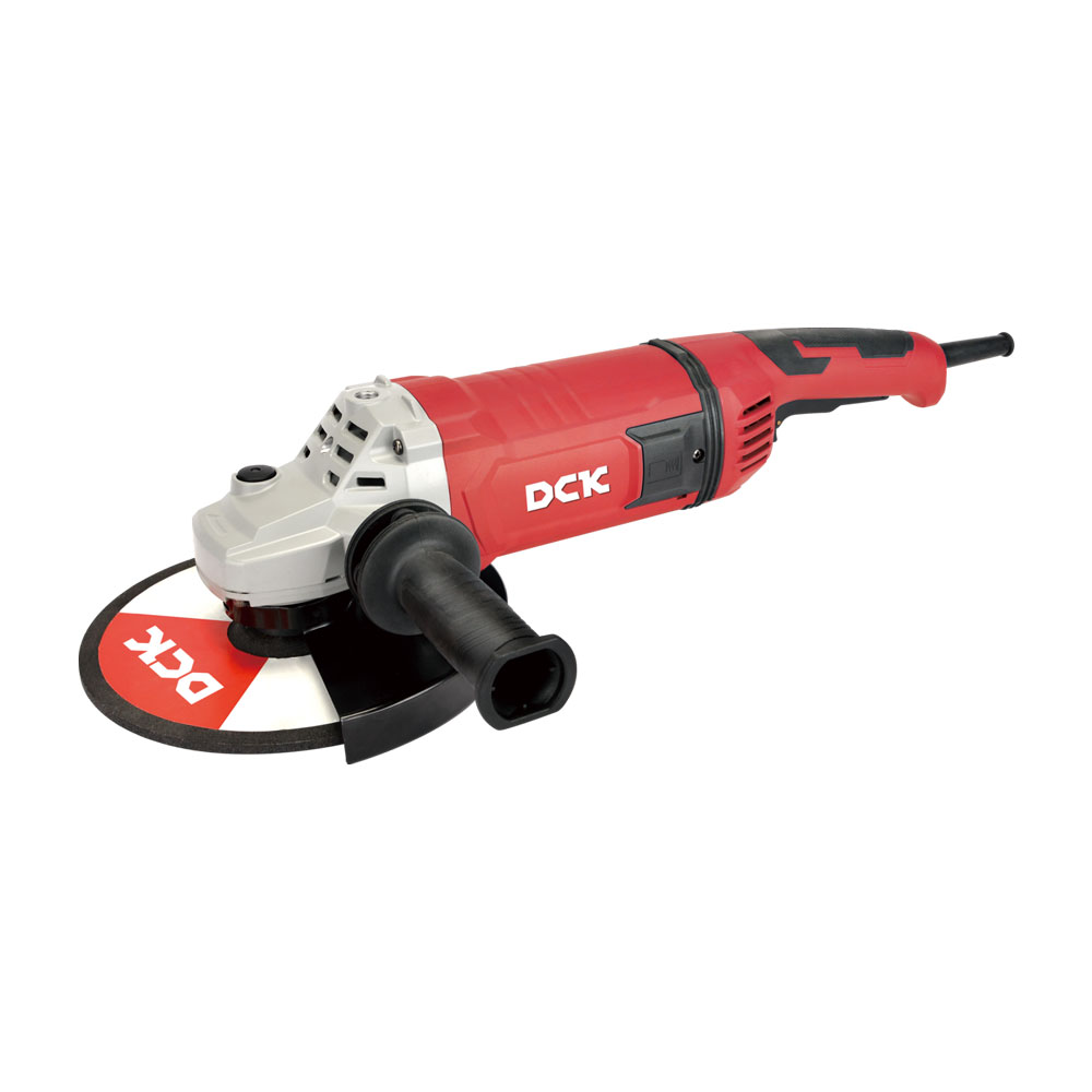 Машина шлифовальная угловая DCK KSM05-230S, 2800Вт, 230мм. пл.пуск, пылезащита, антивибр.