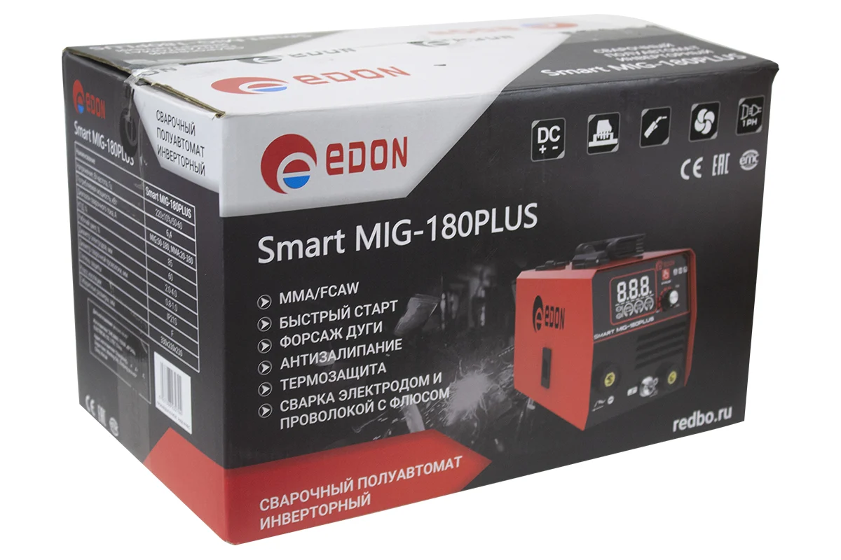 EDON SmartMIG-180PLUS Сварочный аппарат