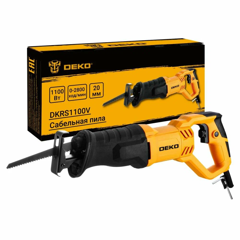 Сабельная пила DEKO DKRS1100V, 1100Вт